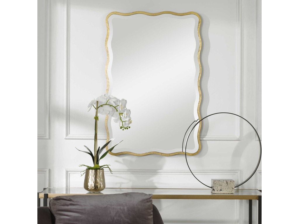 Aneta Mirror, Gold