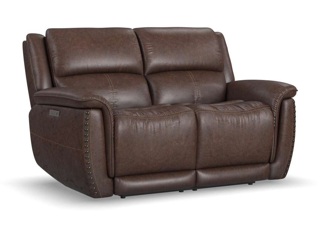 Power Reclining Loveseat With Power Headrests