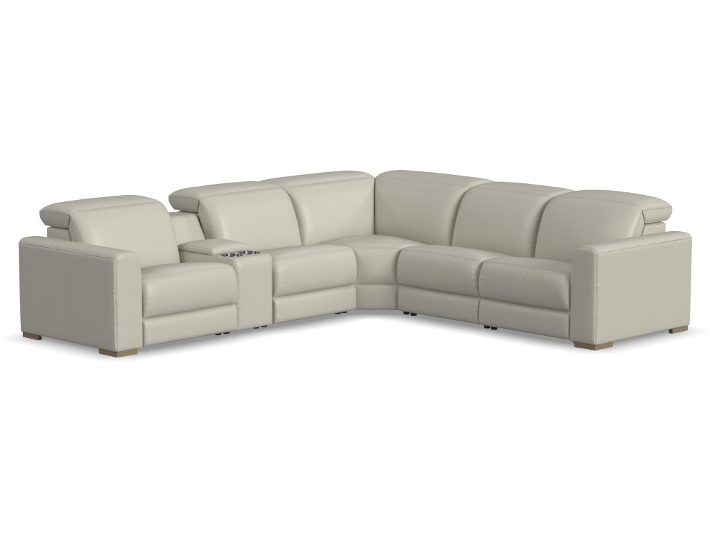 Power Reclining Sectional With Power Headrests