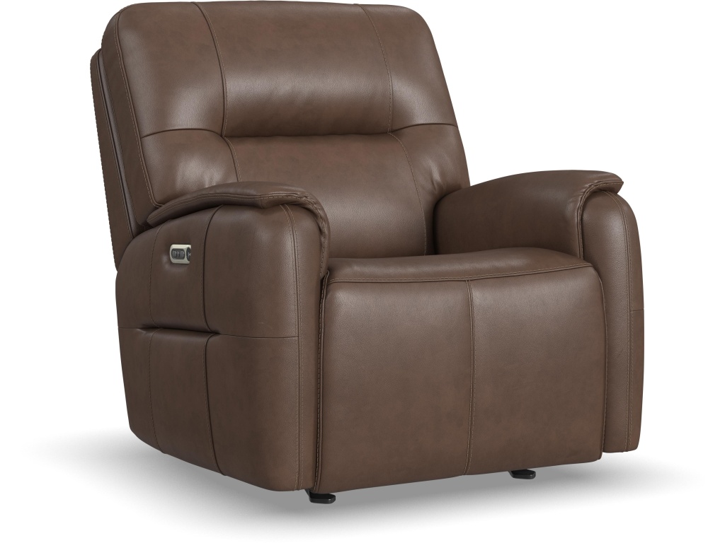 Power Gliding Recliner With Power Headrest