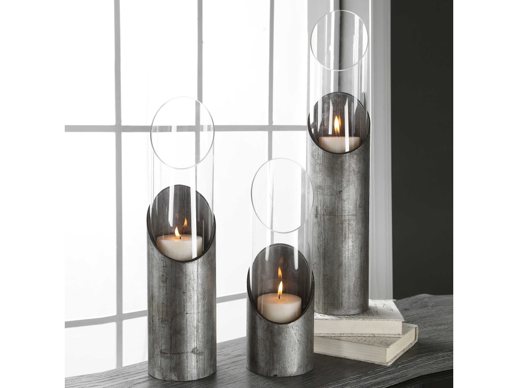 Karter Candleholders, S/3