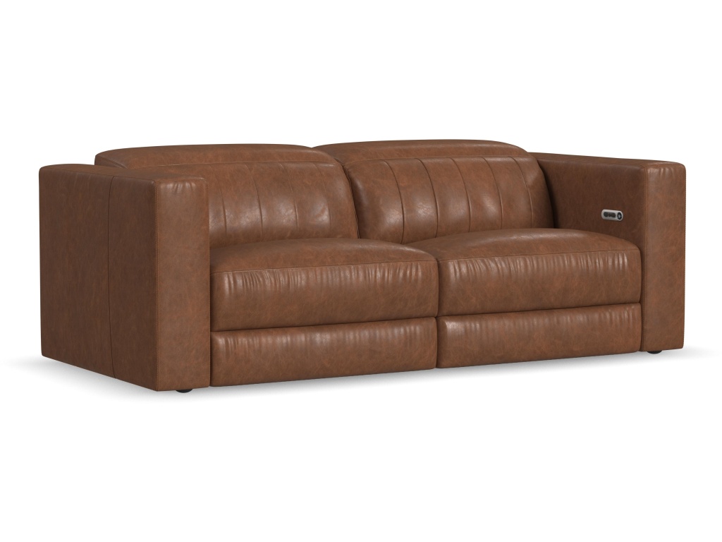 Power Reclining Sofa With Power Headrests