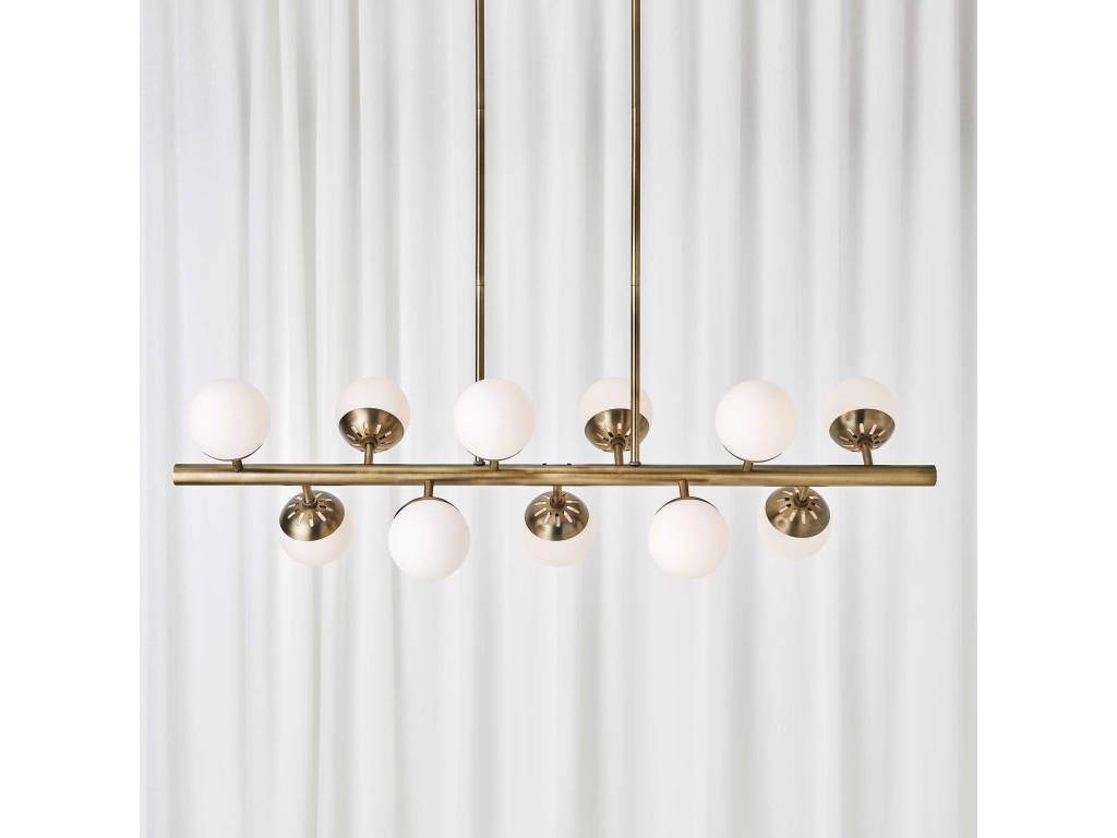 Droplet, 11 Lt Linear Chandelier