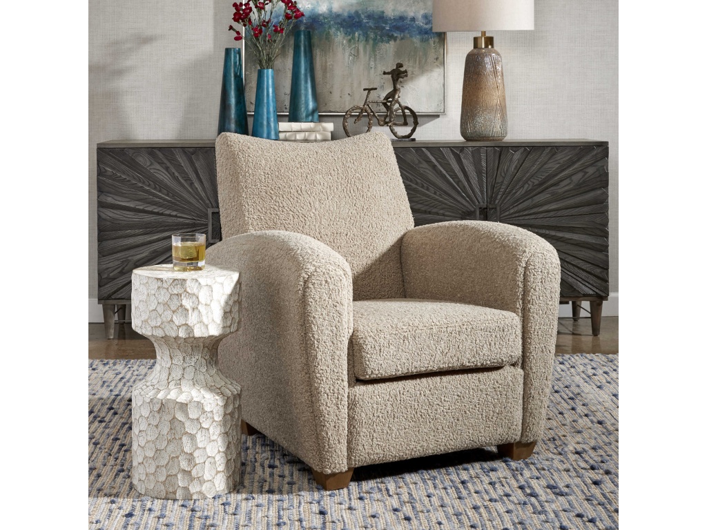 Teddy Accent Chair, Latte