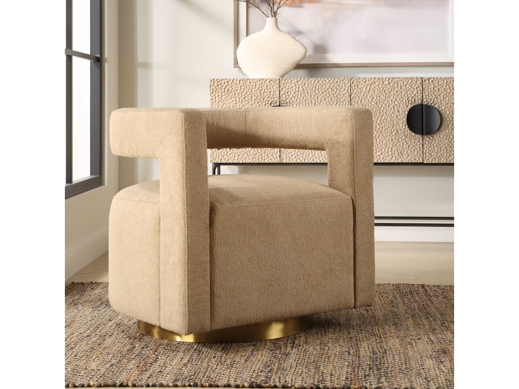 Grounded Swivel Chair