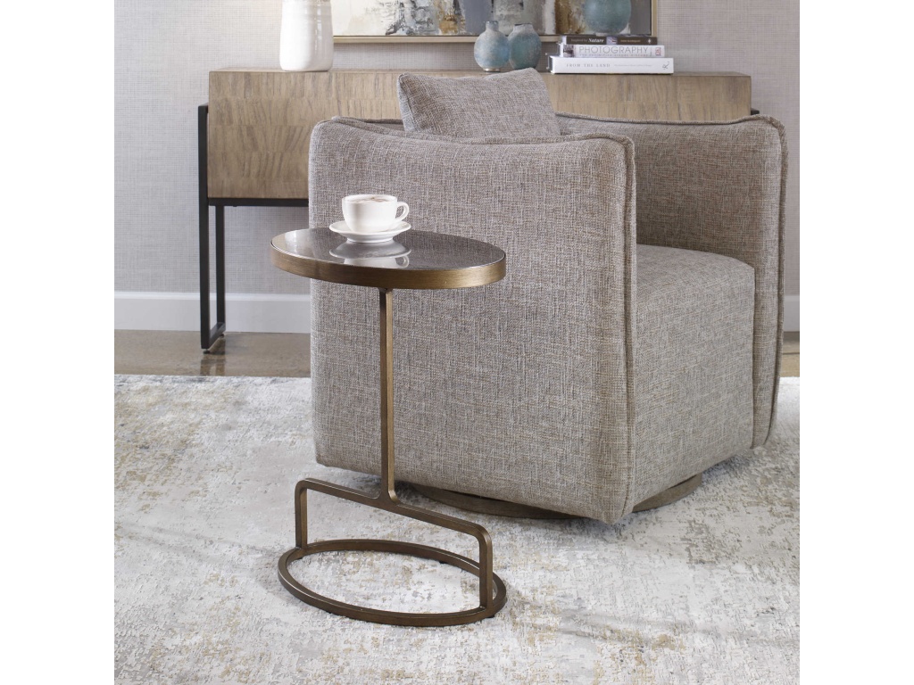 Jessenia Accent Table, Bluestone