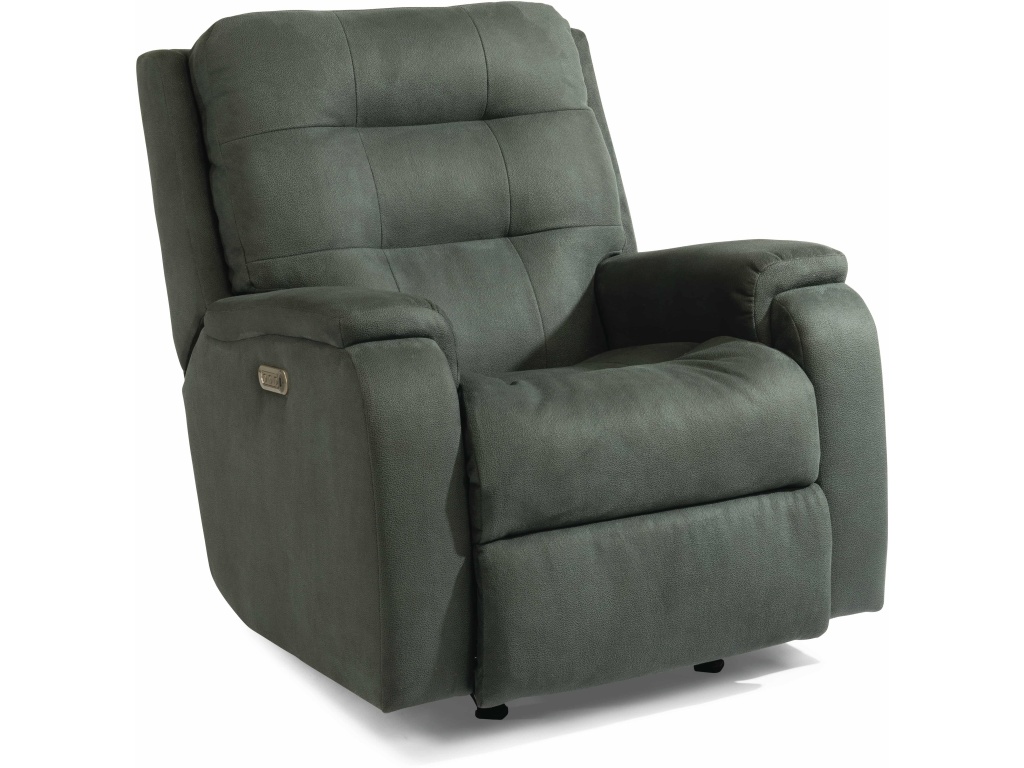 Power Rocking Recliner With Power Headrest And Lumbar