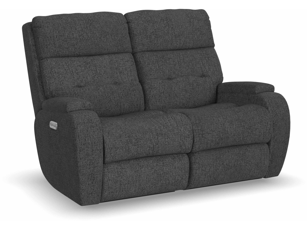 Power Reclining Loveseat With Power Headrests