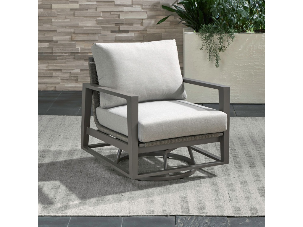 Swivel Club Chair - Granite