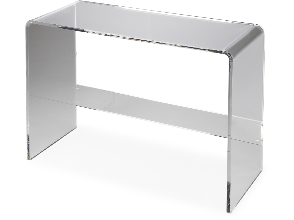 Crystal Clear Console Table