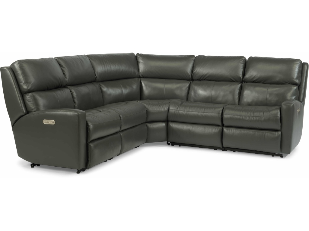 Power Reclining Sectional With Power Headrests