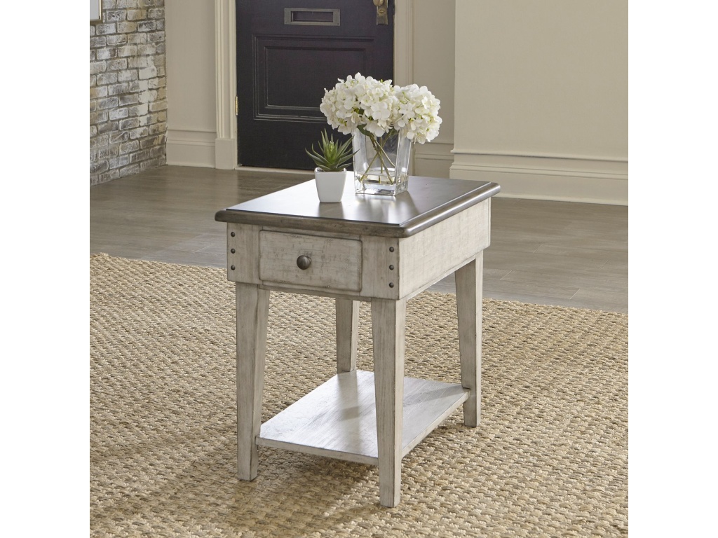 Drawer Chair Side Table