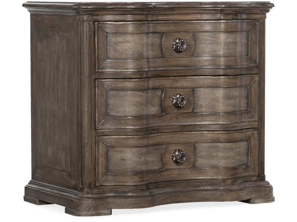 Woodlands Three-Drawer Nightstand