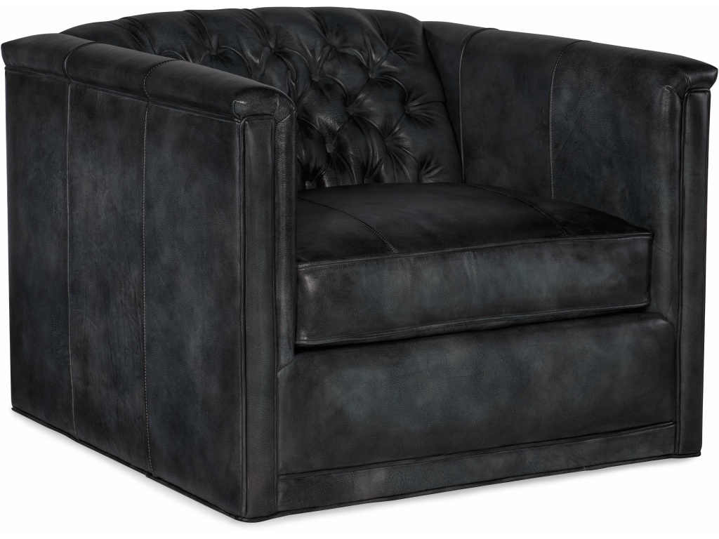 Jaden Swivel Tufted Chair 8-Way Tie