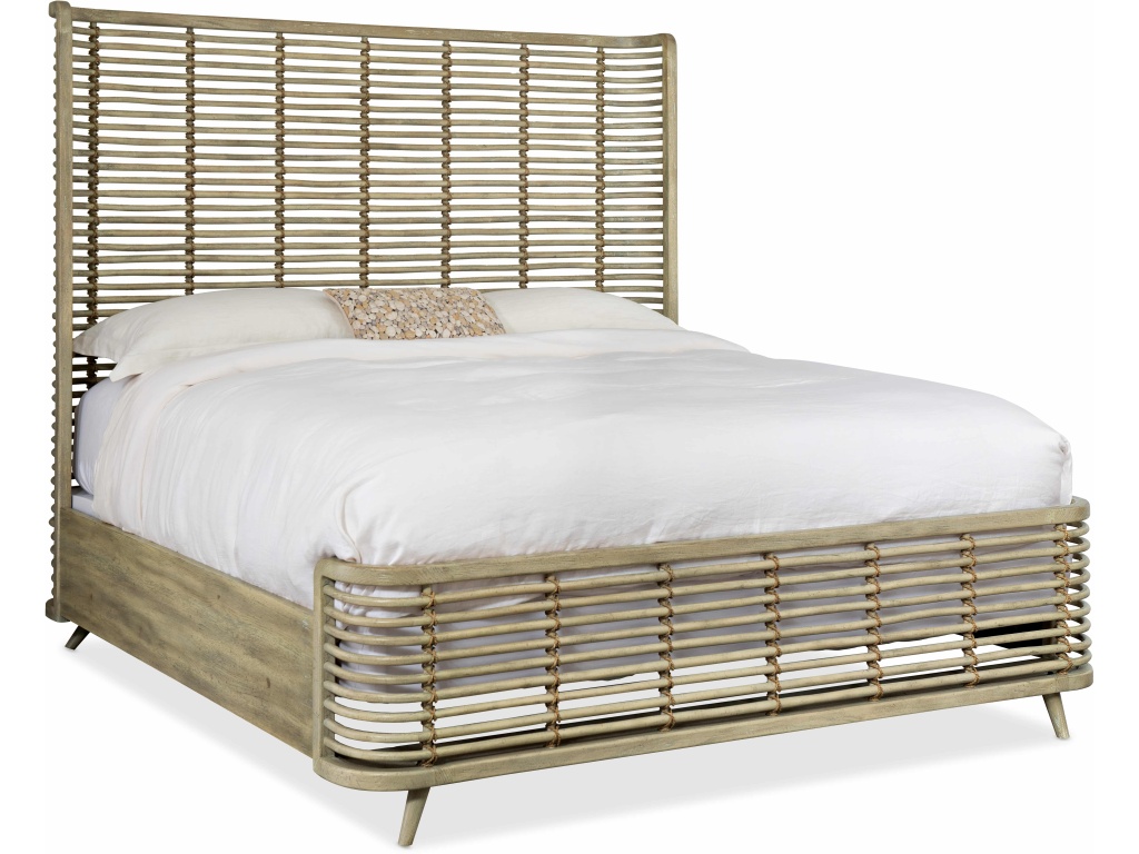 Surfrider Queen Rattan Bed