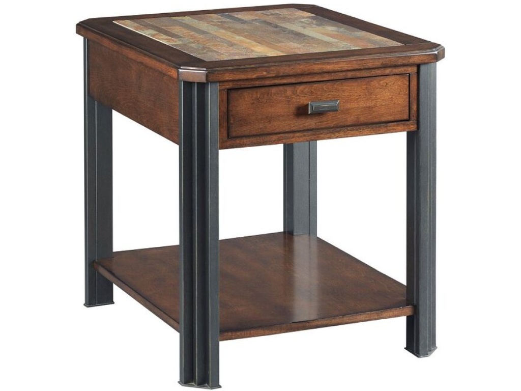 Rectangular Drawer End Table