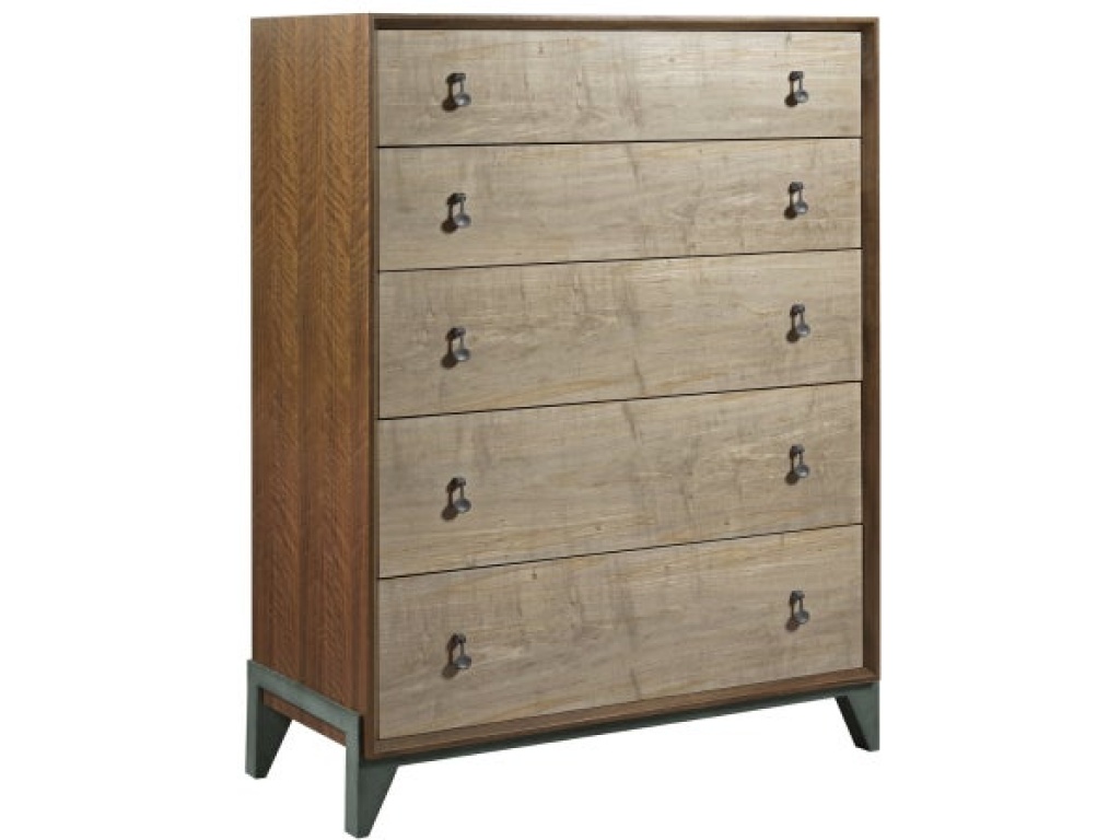 Modern Synergy Motif Maple Drawer Chest