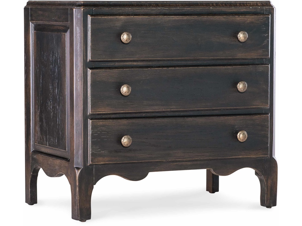 Americana Three-Drawer Nightstand