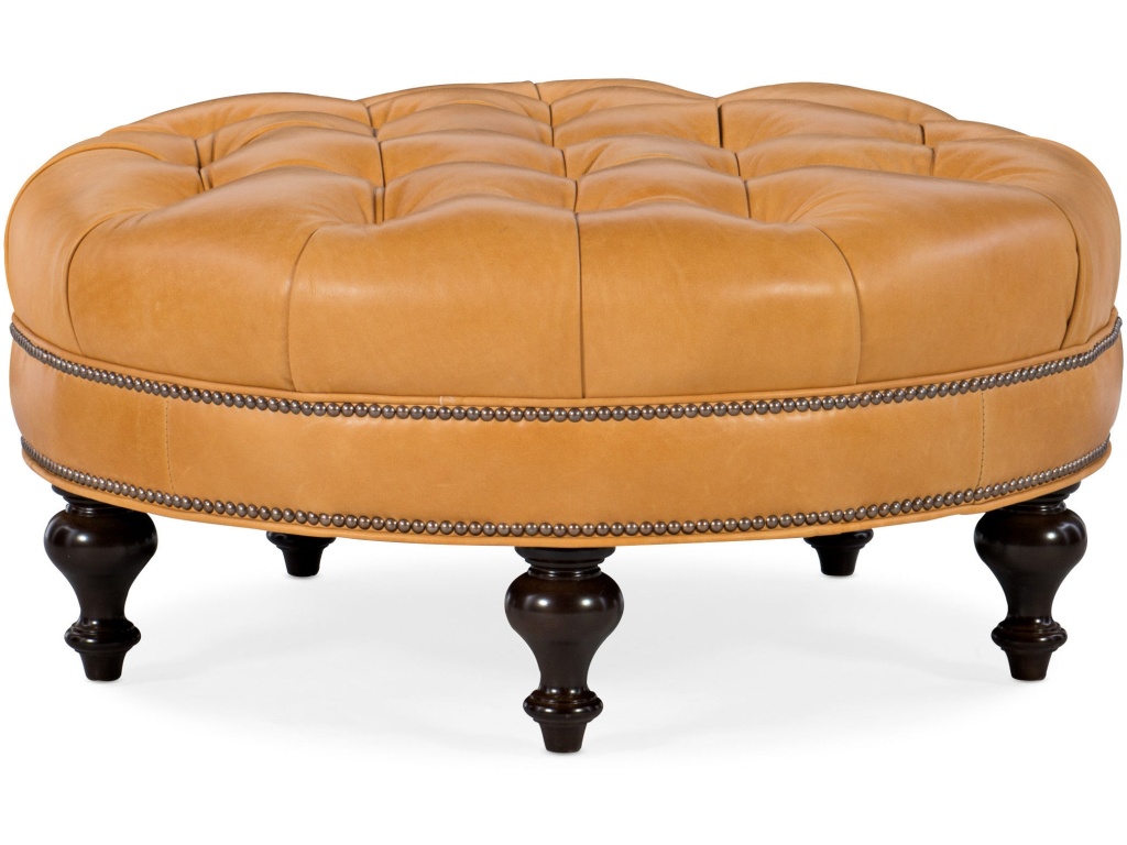 Well-Rounded Tufted Round Ottoman