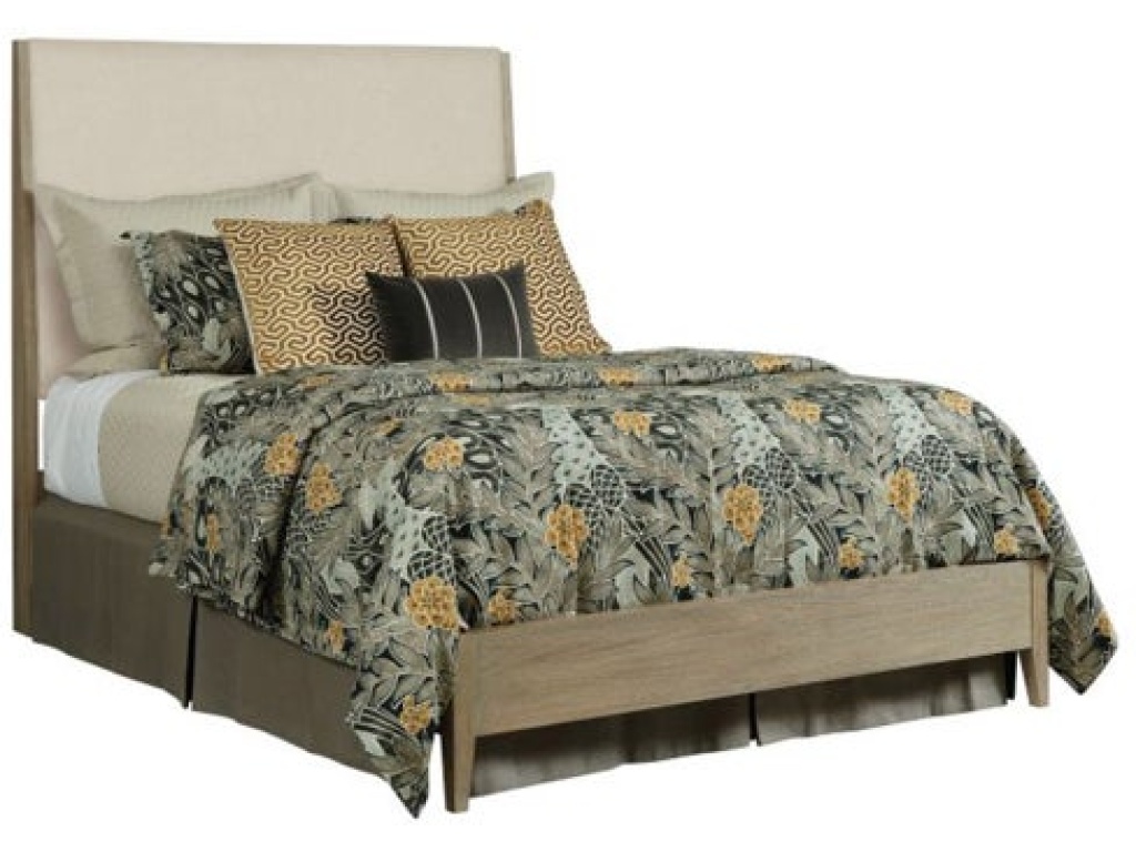 Symmetry Queen Incline Fabric with Low Footboard Bed