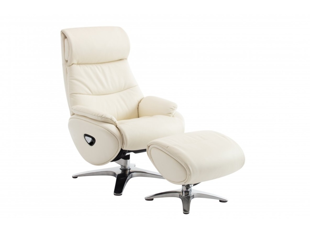 Adler Pedestal Reclining Chair & Ottoman