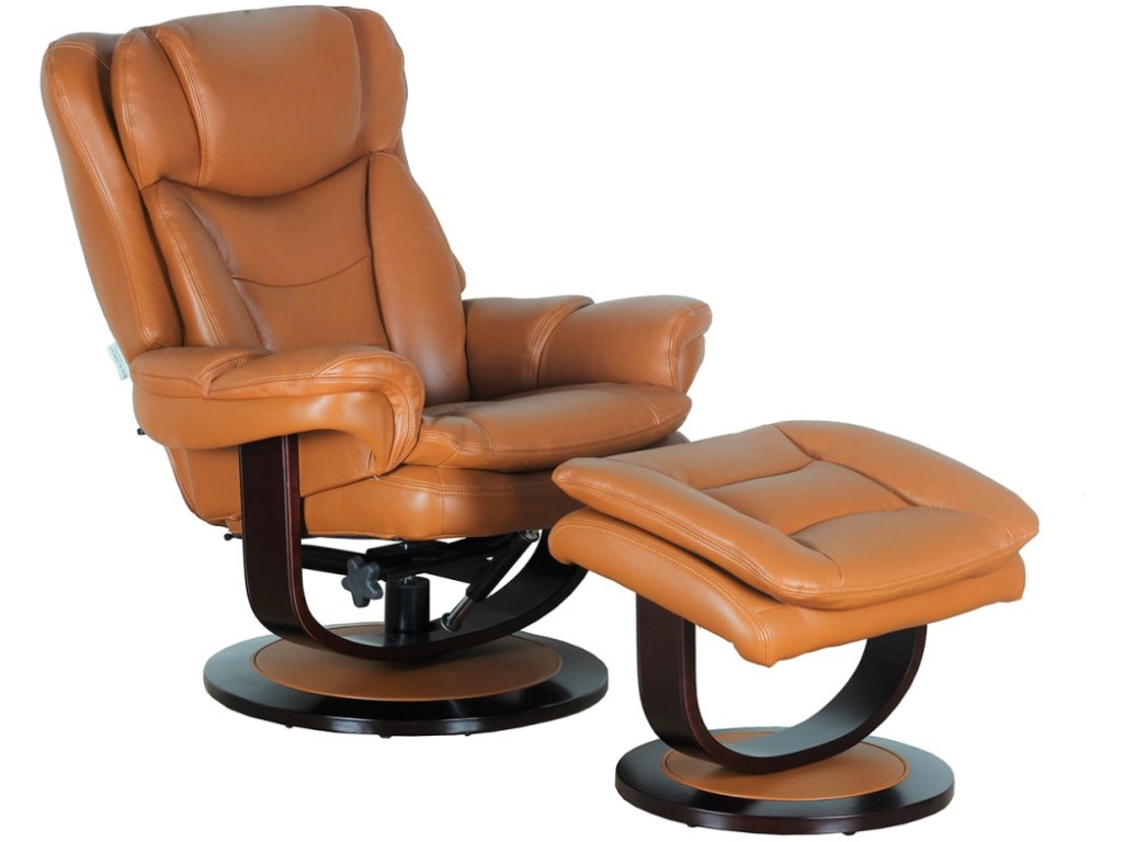 Roscoe Pedestal Reclining Chair & Ottoman