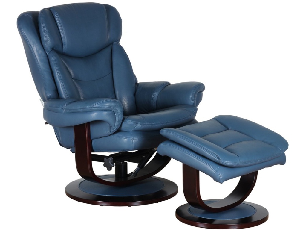 Roscoe Pedestal Reclining Chair & Ottoman