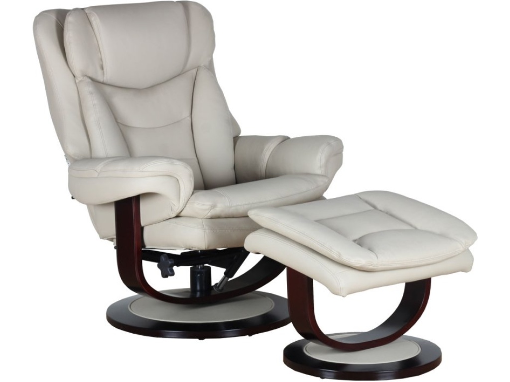 Roscoe Pedestal Reclining Chair & Ottoman