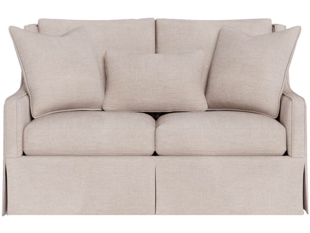 Hudson Skirted Loveseat - Special Order