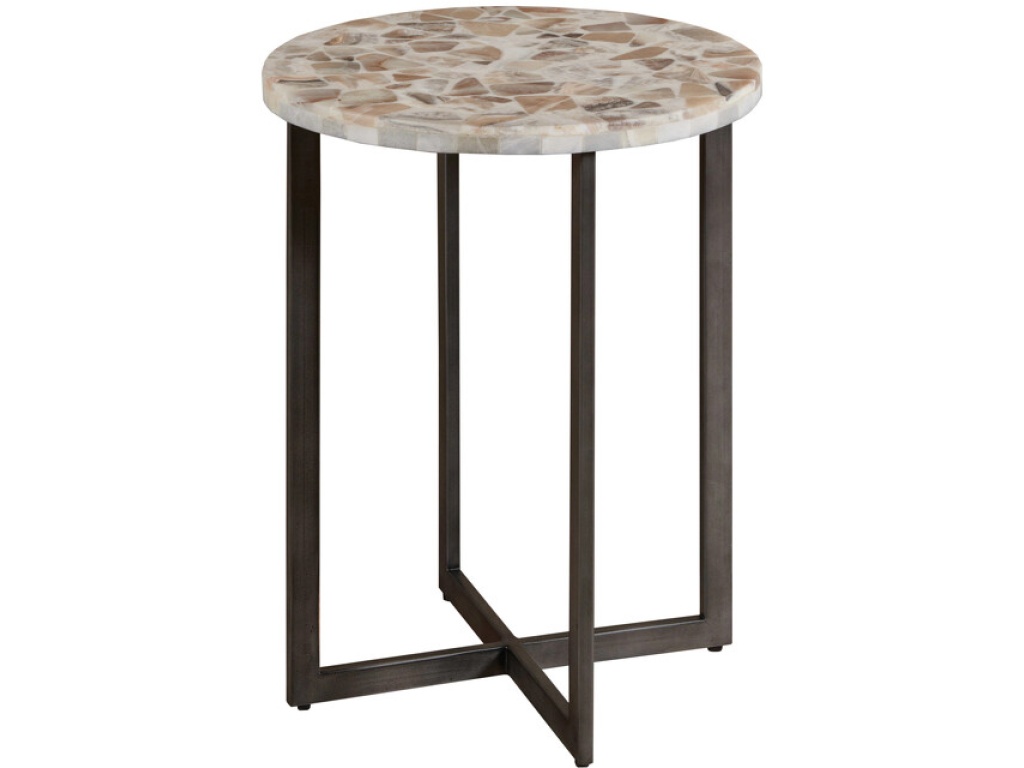 Rainbow Onyx Accent Table