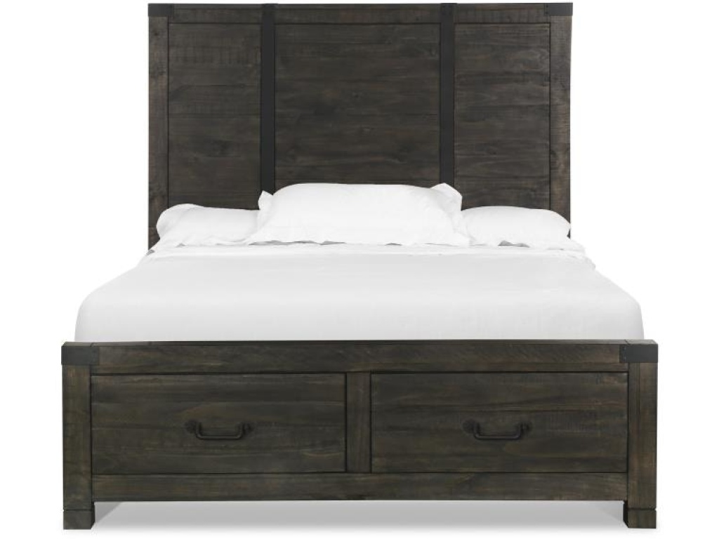 Complete Queen Panel Storage Bed