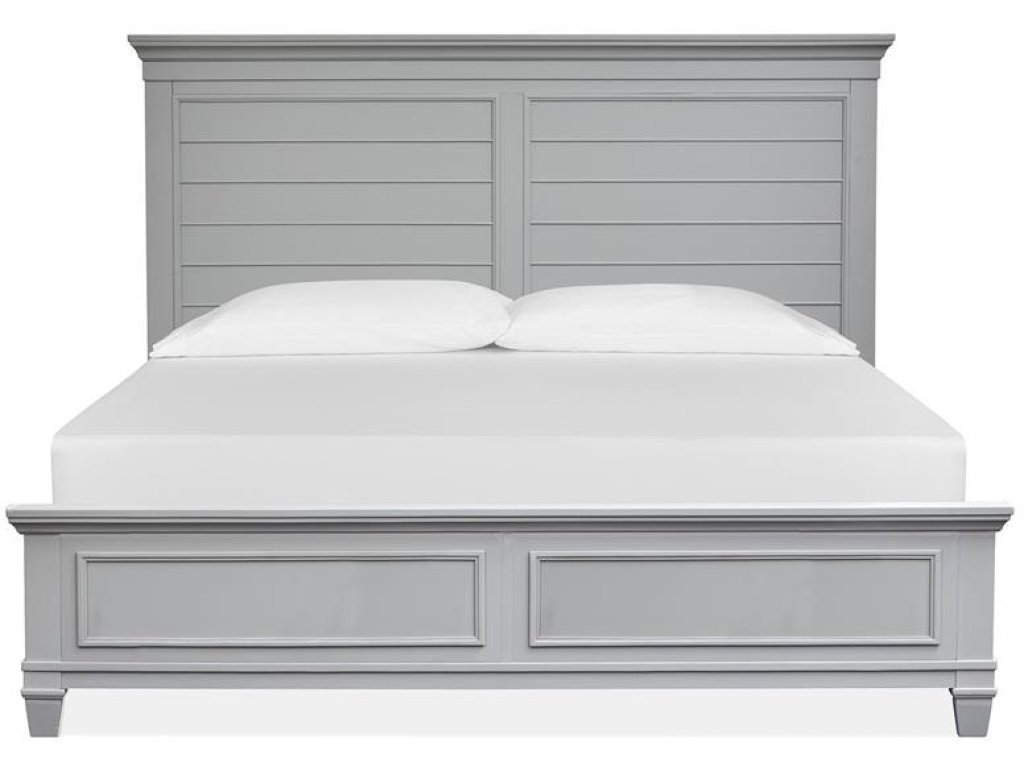 Wood Queen/King Panel Bed Rails - Grey SU