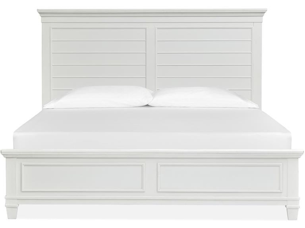 Wood Queen/King Panel Bed Rails - White SU