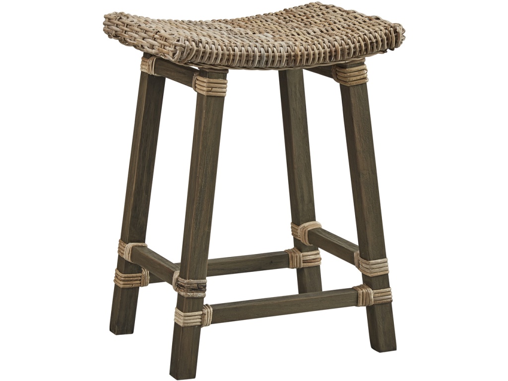 Country Woven Kubu Counter Stool