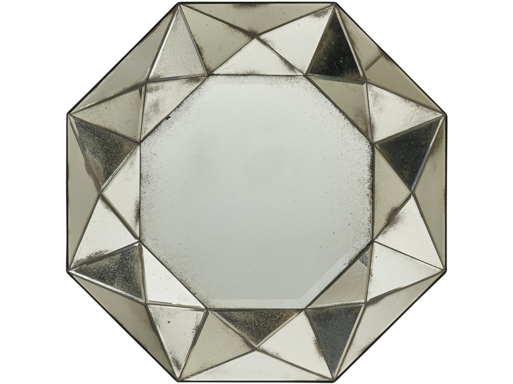 Tawny Octagonal Mirror