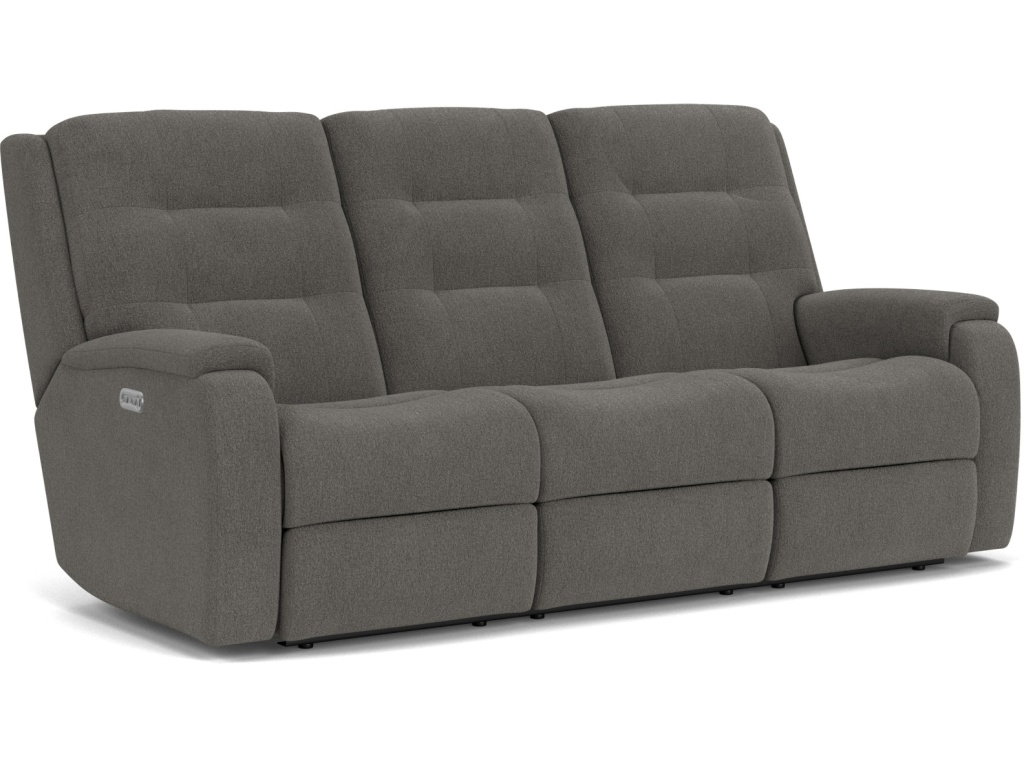 Power Reclining Sofa With Power Headrests & Lumbar