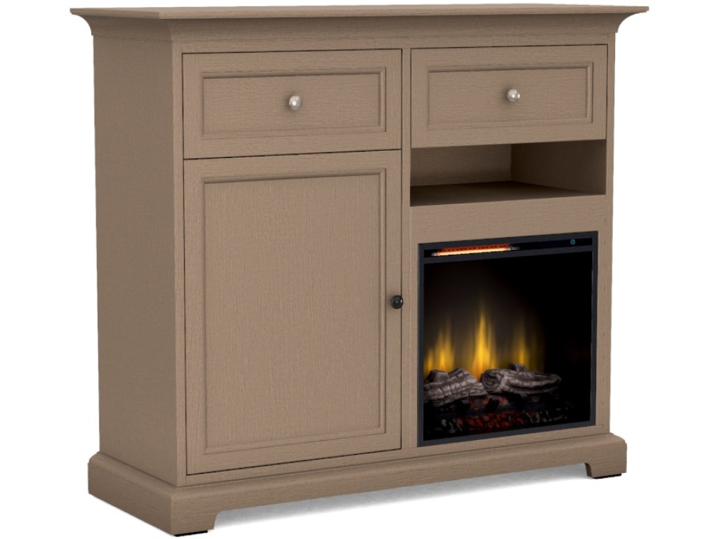 46" Wide / 41" Extra Tall Fireplace Console