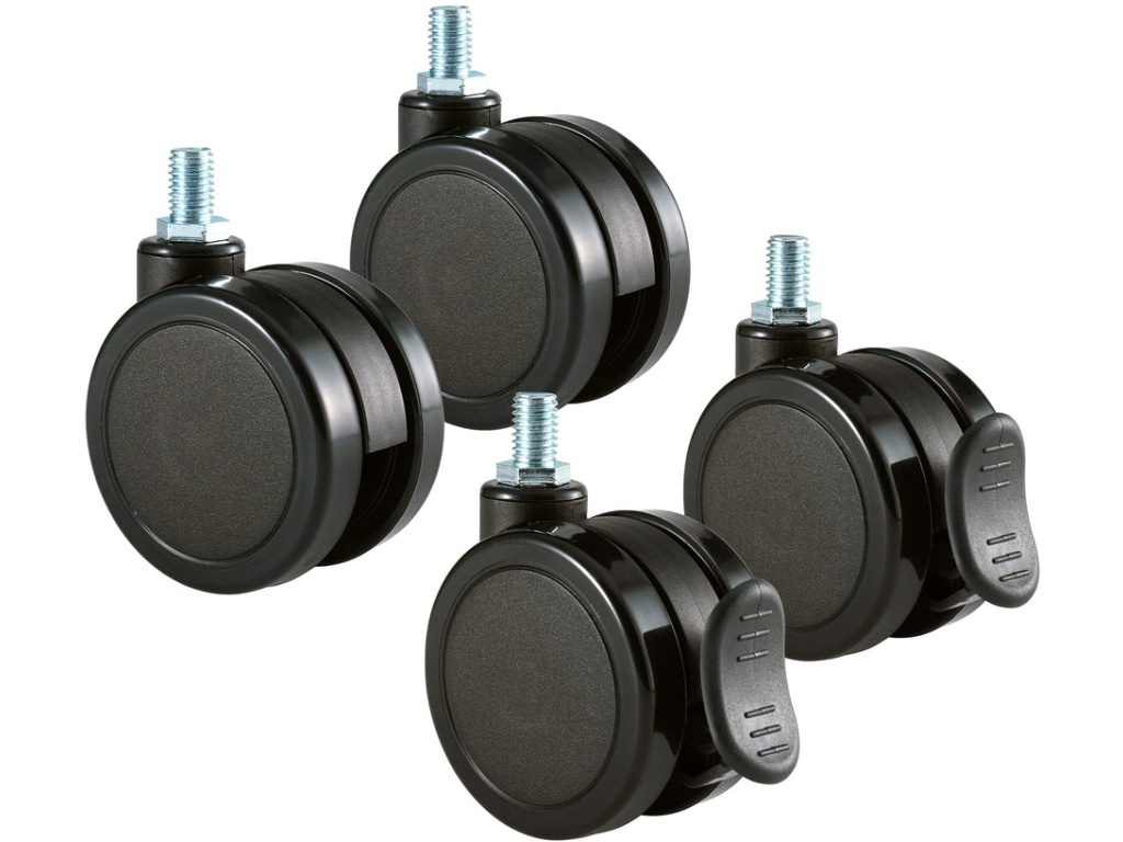 Black Mobile Casters