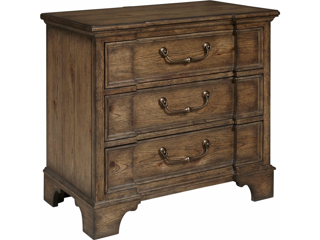 Revival Row 3-Drawer Nightstand