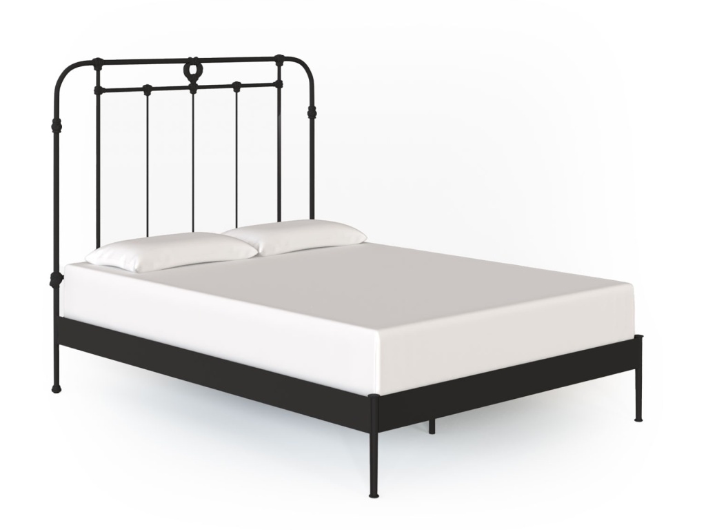 Wellington Iron Headboard with Platform