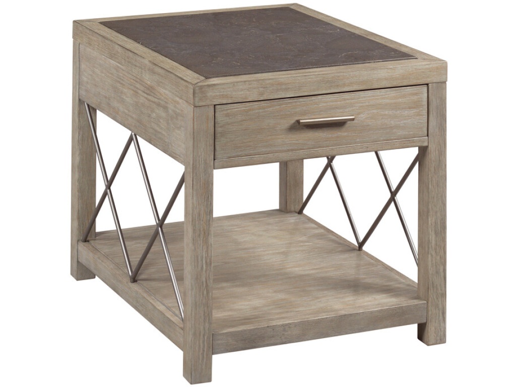 Rectangular Drawer End Table