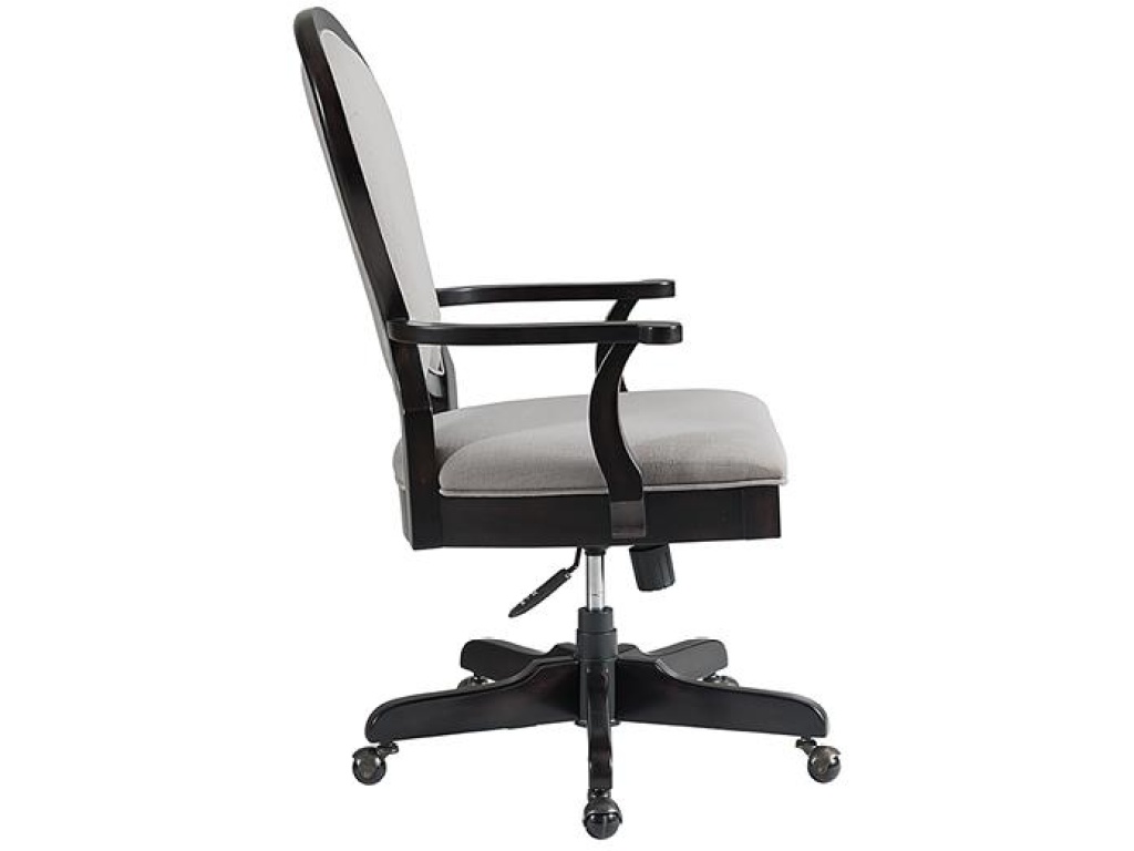 Round Back Uph Desk Chair