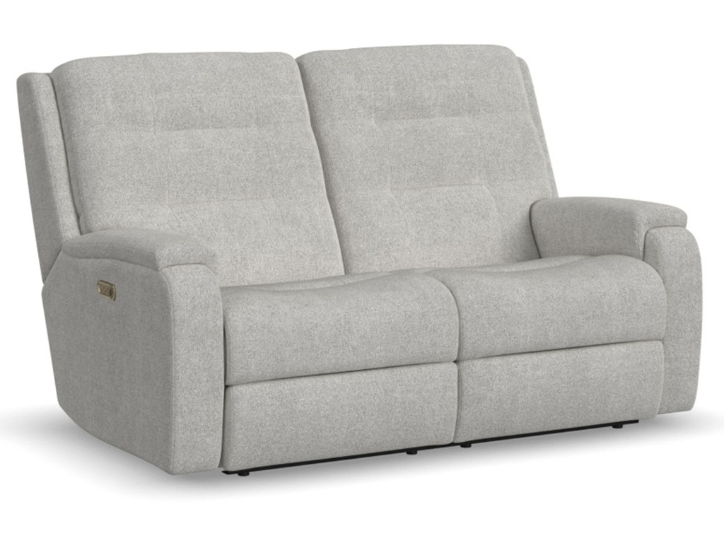 Power Reclining Loveseat With Power Headrests & Lumbar